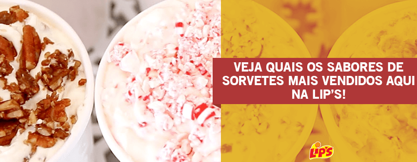 quais os sabores de sorvetes mais vendidos